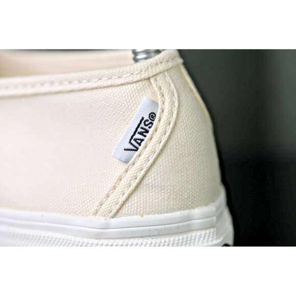 New! Size: 7.5 Women | Vans Style 93 Mary Jane Canvas Buckle Shoes Off White - Picture 11 of 13